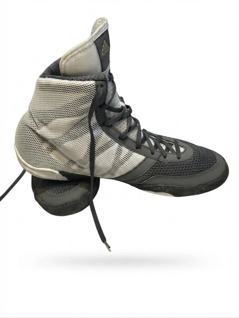 Adidas Pretereo III Wrestling Shoes Men's Size 11 Grey Gold BB3298
